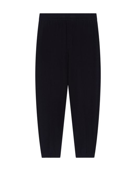Emporio Armani Blue Drawstring Track Pants for men