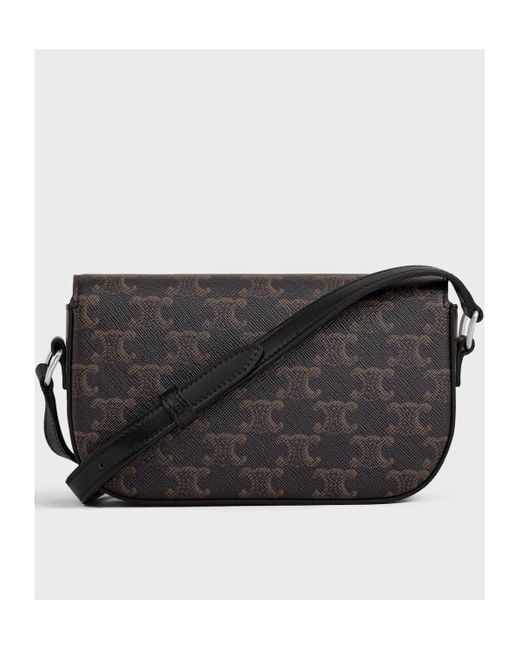 Céline Black Small Crossbody Bag Triomphe for men