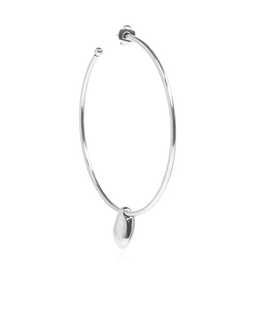 Isabel Marant White Dore Embellished Earrings