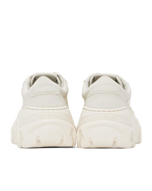 Rombaut White Round Toe Sneakers
