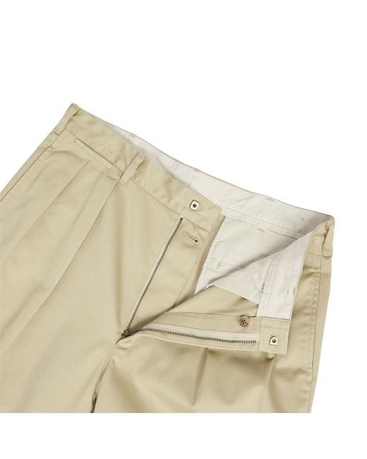 Nanamica Natural Casual Pants With Belt Loops for men