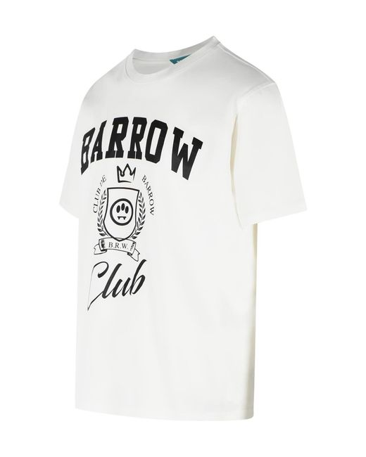Barrow White Jersey T-Shirt for men