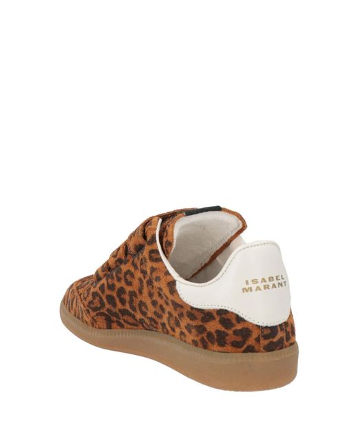 Isabel Marant Brown Sneakers Cow Leather, Sheepskin