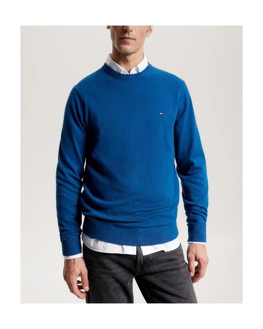 Tommy Hilfiger Blue Regular Version Of Sweater for men