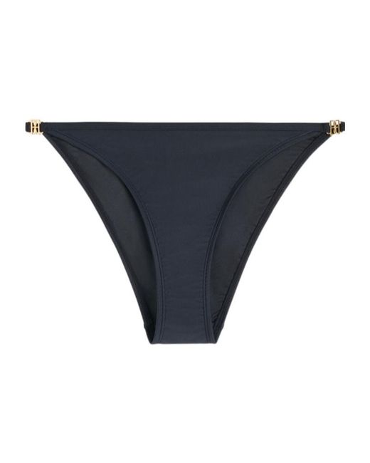By Malene Birger Blue Logo-Details Bikini Bottoms