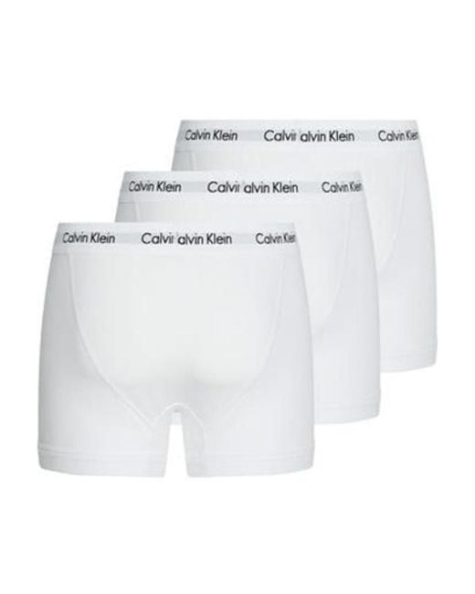 Calvin Klein White Logo Underwear for men