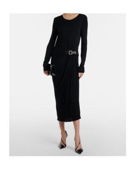 Tom Ford Black Jersey Midi Dress