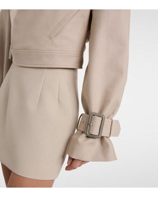 Wardrobe NYC Natural Cotton Trench Coat