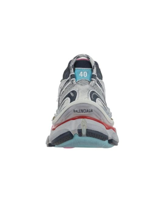 Balenciaga Blue Runner Lace-Up Sneakers