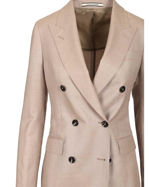 Tagliatore Natural Parigi Double-Breasted Blazer