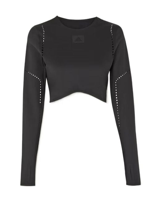Adidas Originals Black Boa Short Long-Sleeved T-Shirt