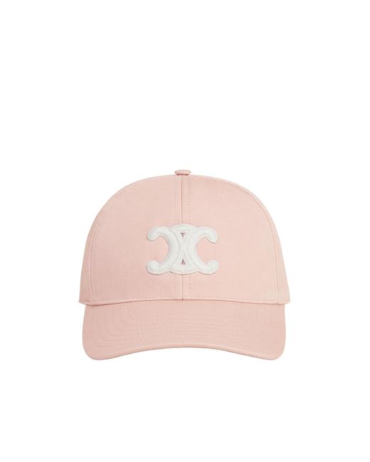 Celine Triomphe Baseball Cap in Pink | Lyst display picture 1