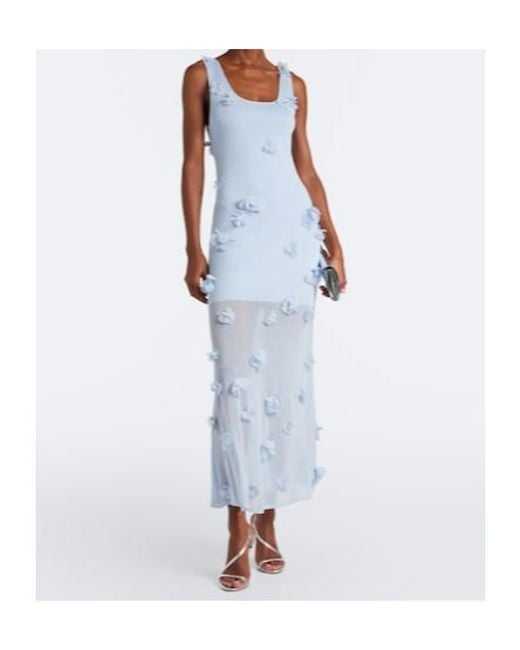 Jonathan Simkhai White Floral Appliqué Gown