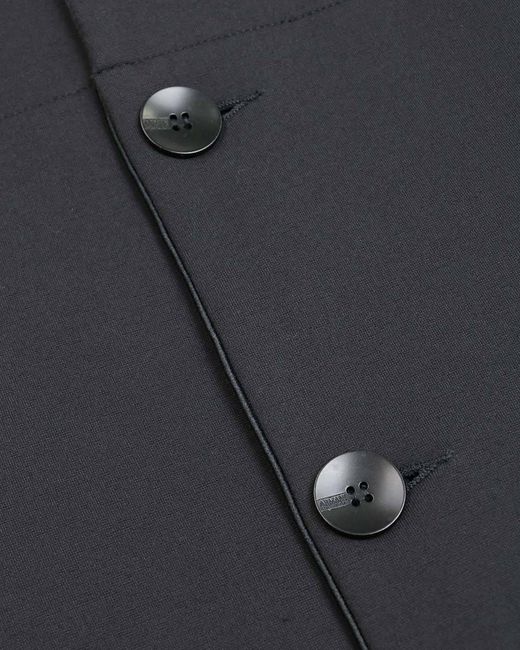Armani Collezioni Black Logo Suit Jacket for men