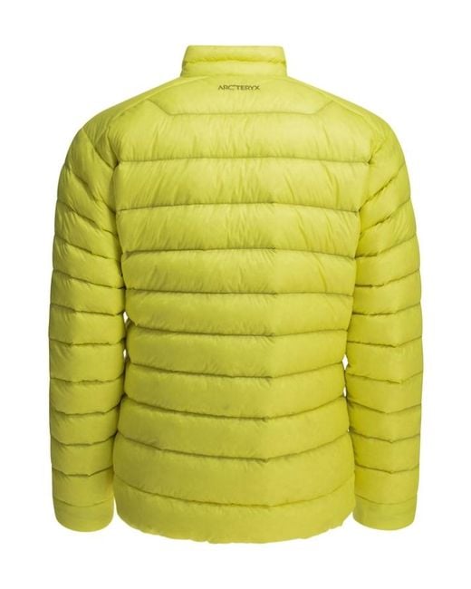 Arc'teryx Green Vertical Collar Quilted Down Jacket
