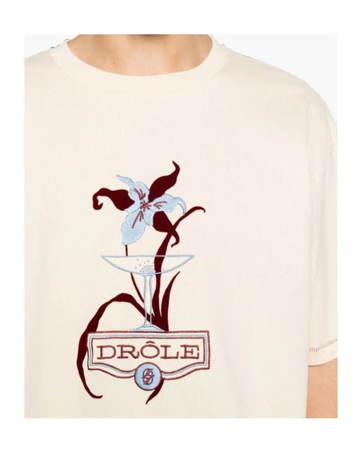 Drole de Monsieur Natural Short-Sleeved T-Shirt for men