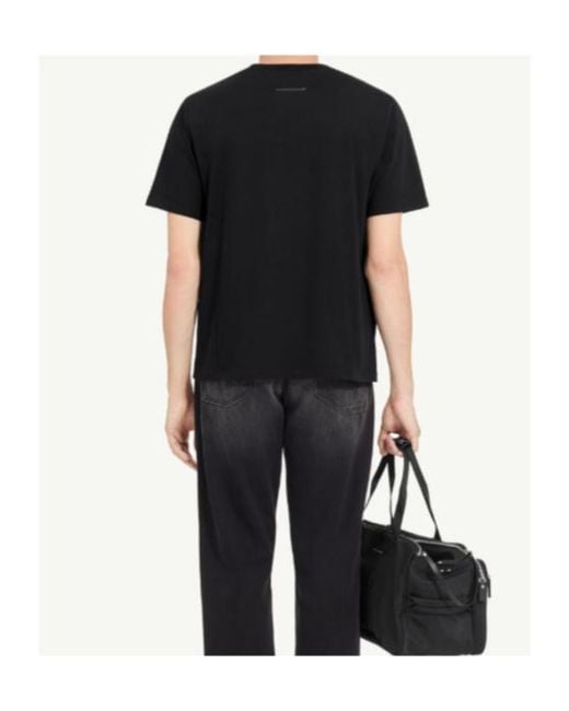 MM6 by Maison Margiela Black Label Patch T-Shirt for men
