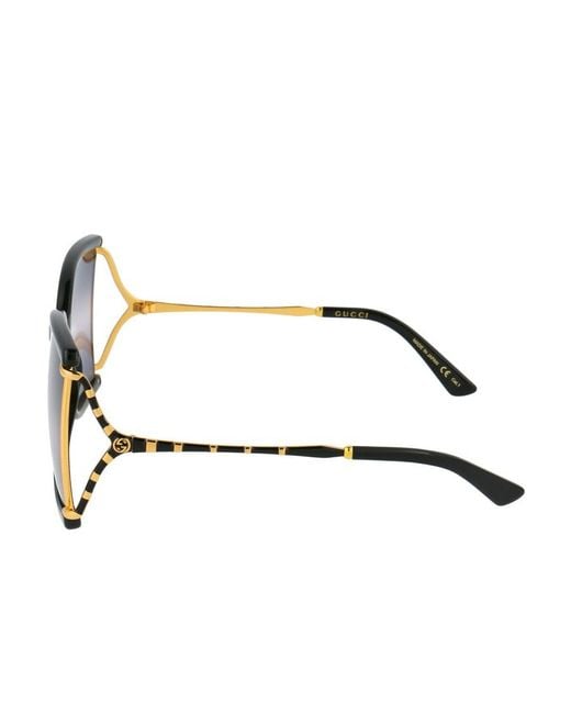 Gucci Multicolor Butterfly-Shaped Sunglasses