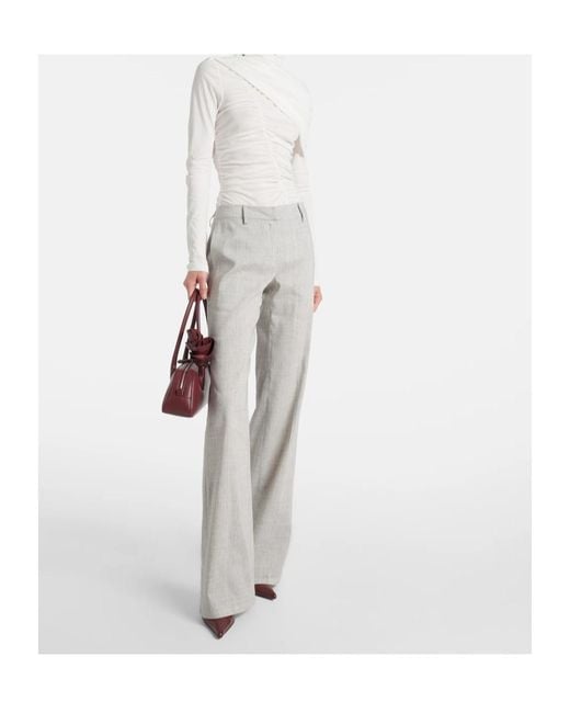 Magda Butrym White Long-Sleeved Top