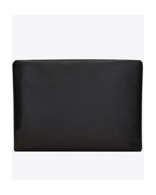Saint Laurent Black Calypso Small Pouch