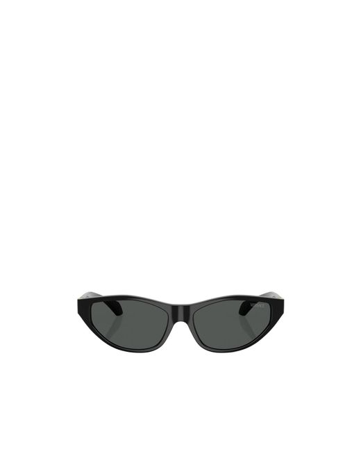 Versace White Eyewear Cat-Eye Frame Sunglasses