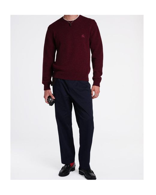 Baracuta Embroidered Crew-Neck Sweater for men