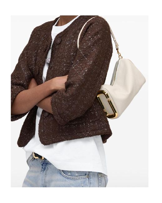 Marc Jacobs White The Snapshot Shoulder Bag