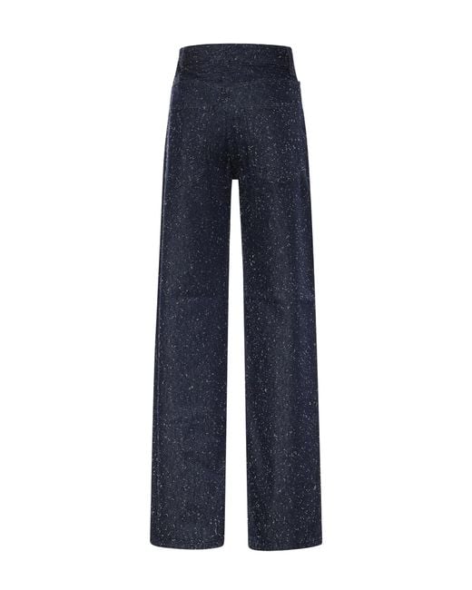 Jacquemus Blue The Wide De-Nîmes Oversized Denim Jeans