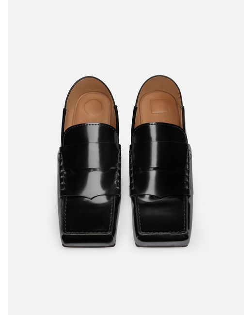 Jacquemus Black The Carré Square-Toe Loafers for men