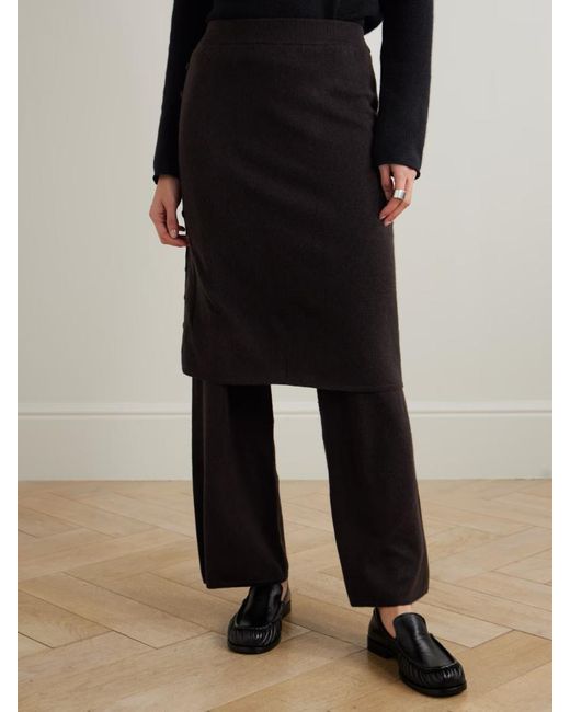 Lisa Yang Purple Double-Layered Pants