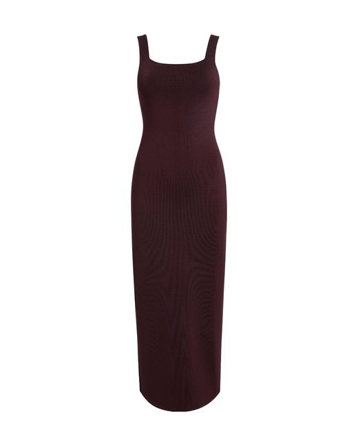 Khaite Black Dixi Midi Dress