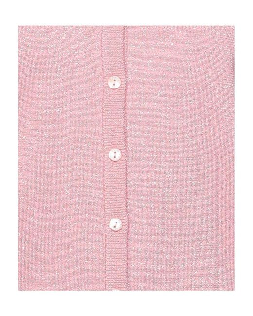 Dolce & Gabbana Pink Solid Knit Cardigan