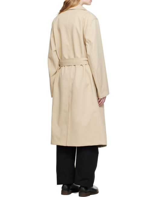 Lemaire Natural Military Trench Coat