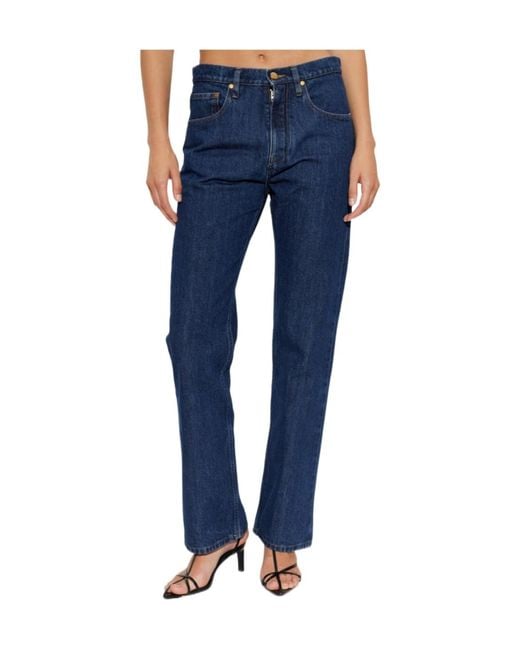 Jil Sander Blue Tapered-Leg Jeans