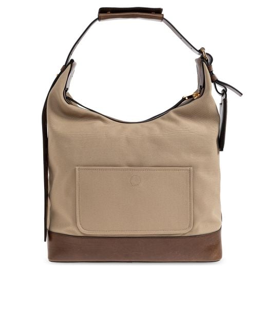 Moschino Brown Handle Base Tote Bag for men