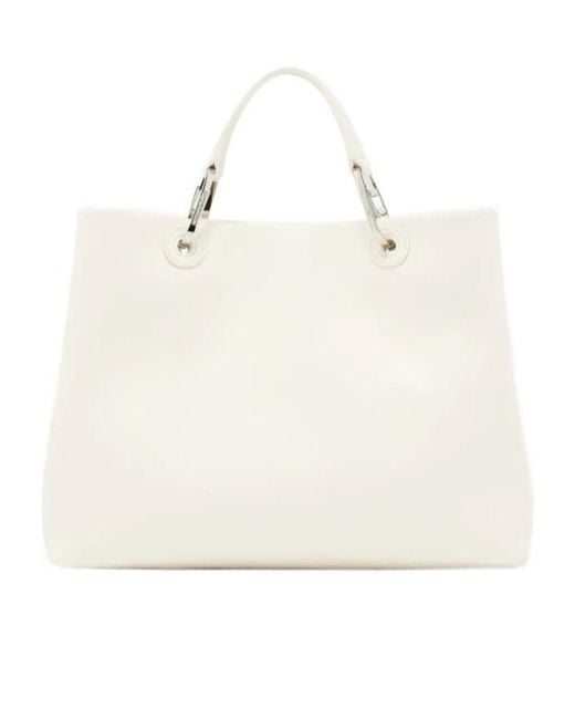 Emporio Armani Natural Leather Shoulder Bag