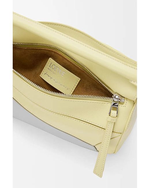 Loewe Metallic Small Puzzle Bag