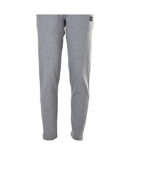 Paul & Shark Gray Rope Sweatpants for men