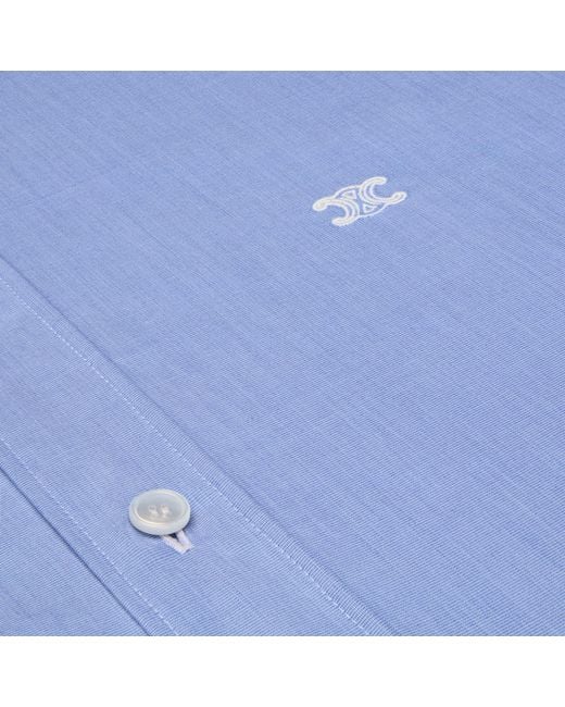 Céline Blue Classic Shirt for men