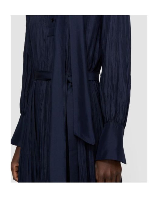 Joseph Blue Lisa Silk Maxi Dress
