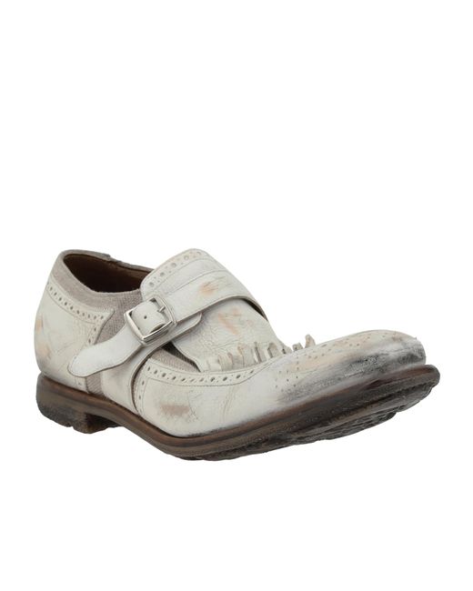 Church's White Shanghai Buckle Loafers for men