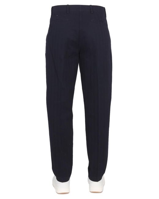 Paul Smith Blue Ps Regular Fit Twill Pants for men