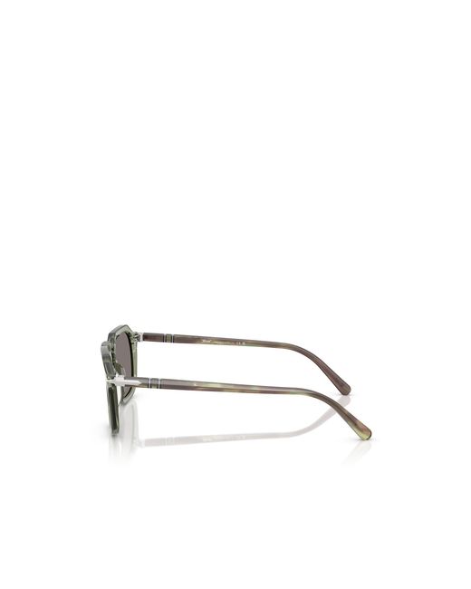 Persol Metallic Geometric-Frame Sunglasses for men