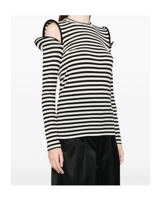 Junya Watanabe Black Long-Sleeve T-Shirt