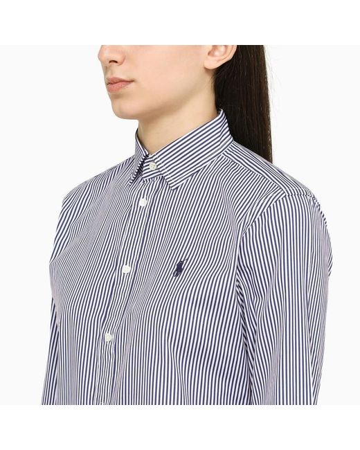 Polo Ralph Lauren Purple Slim Fit Striped Shirt