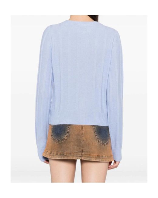 Reformation Blue Hannah Cardigan