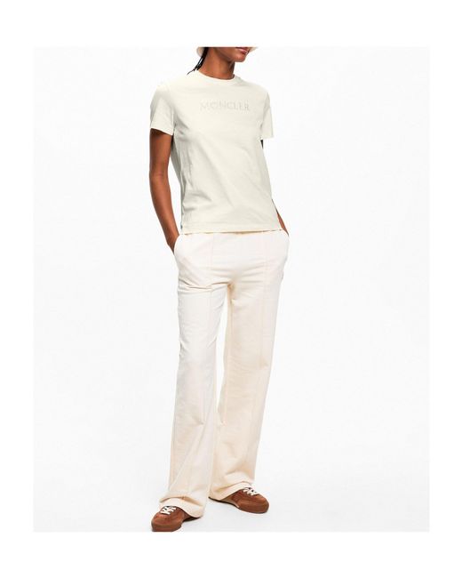 Moncler White Cream- T-Shirt