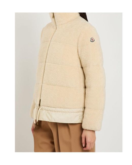 Moncler Natural Cedre Padded Teddy Jacket