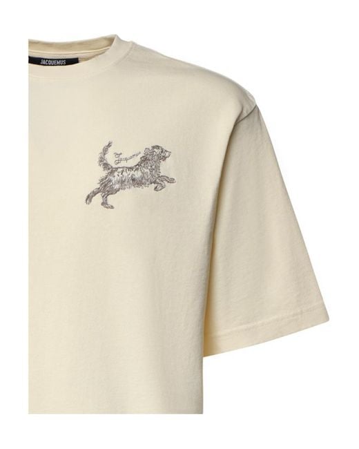 Jacquemus White The Rita T-Shirt for men