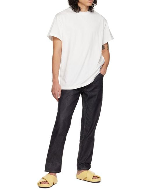 Jil Sander White 3-Pack Short-Sleeved T-Shirt Set for men
